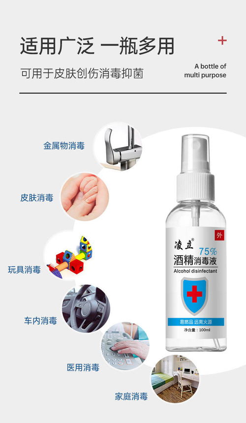 酒精75度消毒液家用室內免洗洗手液便攜式消毒水噴霧醫用殺菌乙醇